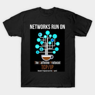 Network run on The Caffeine Protocol T-Shirt